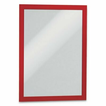 DURABLE OFFICE PRODUCTS Durable, DURAFRAME SIGN HOLDER, 8 1/2in X 11in, RED FRAME, 2PK 476803